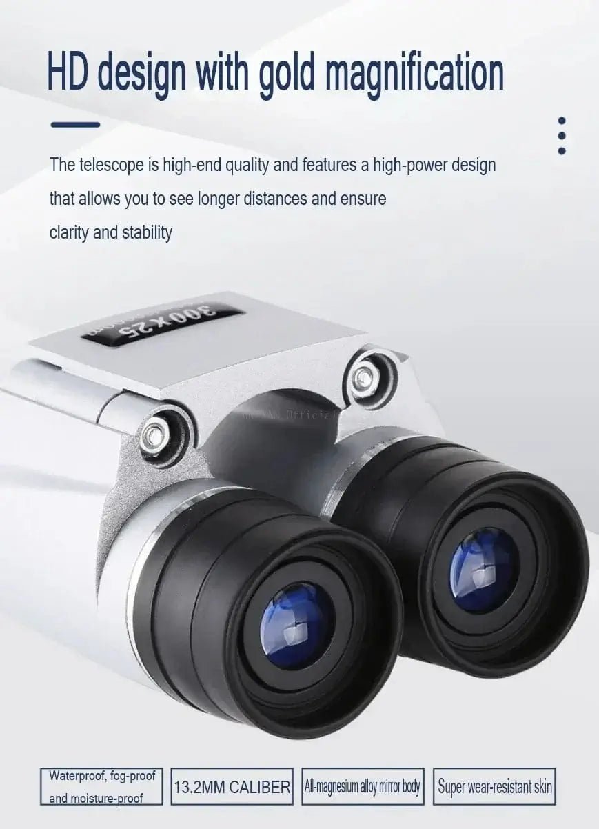 China China 50000m Professional Powerful Binoculars Automatic Focusing Telescope HD High-magnification Low-light Portable Outdoor Binoculars