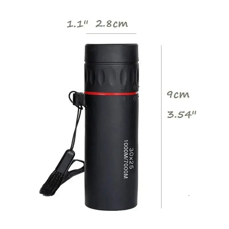 China China 1PC Binoculars High Definition Monocular Telescope 30X25 Waterproof Mini Portable  Zoom 10X Scope For Travel Hunting