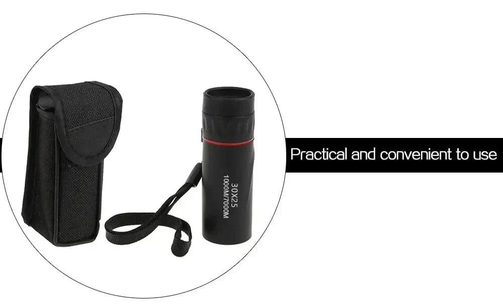 China China 1PC Binoculars High Definition Monocular Telescope 30X25 Waterproof Mini Portable  Zoom 10X Scope For Travel Hunting