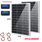 High-Efficiency 18V Rigid Solar Panel 100–300W (different sets available) by Habicare