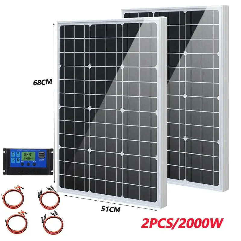 High-Efficiency 18V Rigid Solar Panel 100–300W (different sets available) by Habicare