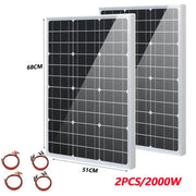High-Efficiency 18V Rigid Solar Panel 100–300W (different sets available) by Habicare
