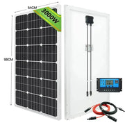 High-Efficiency 18V Rigid Solar Panel 100–300W (different sets available) by Habicare