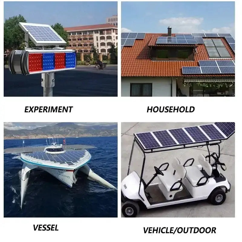 High-Efficiency 18V Rigid Solar Panel 100–300W (different sets available) by Habicare