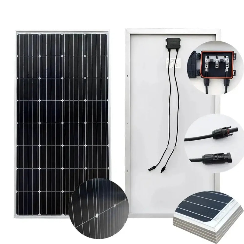 High-Efficiency 18V Rigid Solar Panel 100–300W (different sets available) by Habicare