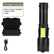 High Power Rechargeable LED Flashlight by Habicare