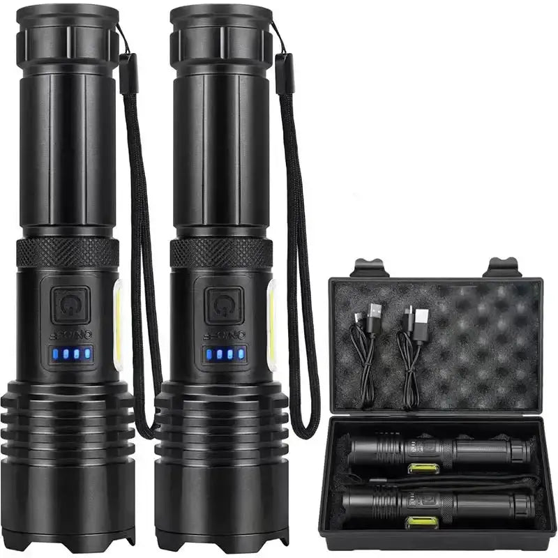 High Power Rechargeable LED Flashlight by Habicare
