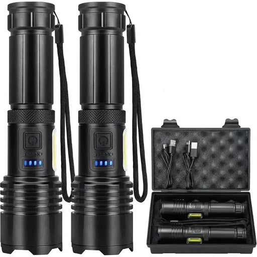 High Power Rechargeable LED Flashlight by Habicare