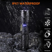 High Power Rechargeable LED Flashlight by Habicare