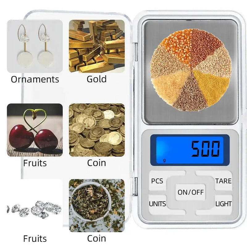 High Precision Digital Pocket Scale (6 sizes available) by Habicare