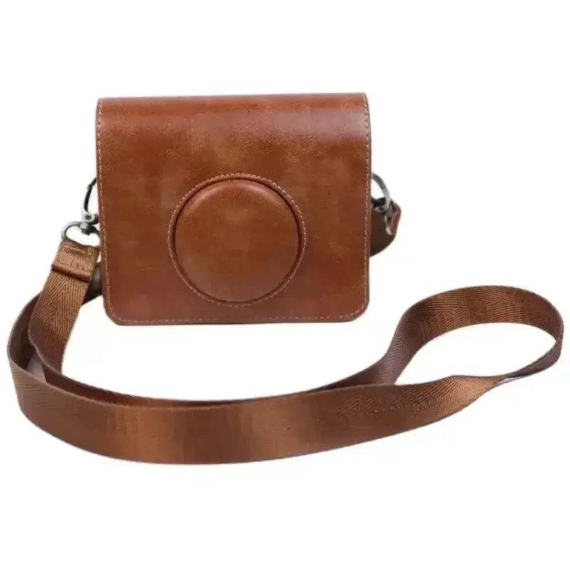 Habicare Faux Leather Protective Camera Case for Instax Mini EVO with Shoulder Strap Faux Leather Protective Camera Case for Instax Mini EVO with Shoulder Strap