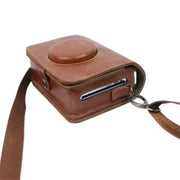 Habicare Faux Leather Protective Camera Case for Instax Mini EVO with Shoulder Strap Faux Leather Protective Camera Case for Instax Mini EVO with Shoulder Strap