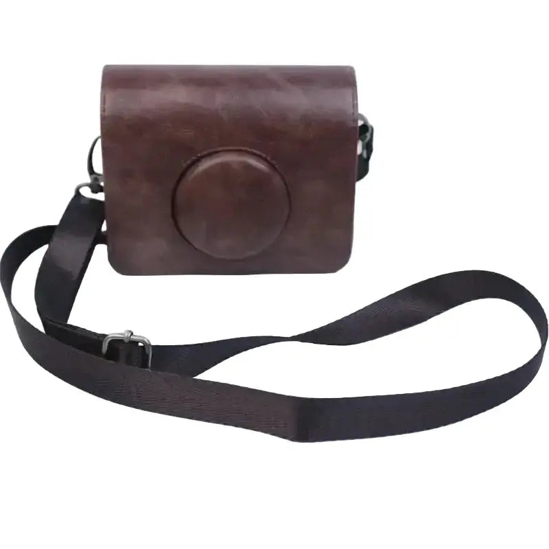 Habicare Faux Leather Protective Camera Case for Instax Mini EVO with Shoulder Strap Faux Leather Protective Camera Case for Instax Mini EVO with Shoulder Strap