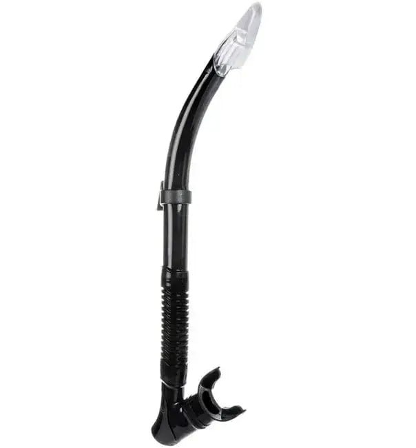 Snorkels featuring a comfortable silicone mouthpiece for easy breathing and clearing while diving.