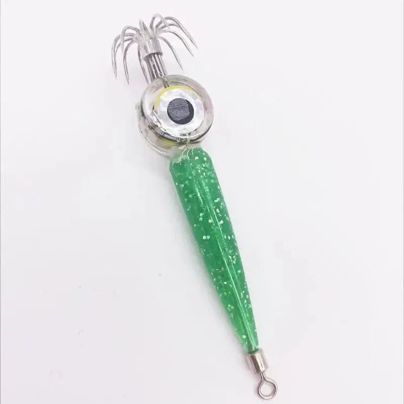 China China green Fishing Lures 5g Squid Hook with LED Light Squid Jig Lure Luminous Webfoot Octopus Egi Artificial Bait Cuttlefish Sea Tackle