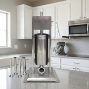 7L Sausage Stuffer Stainless Steel Sausage Maker Machine by dealonline.co.nz