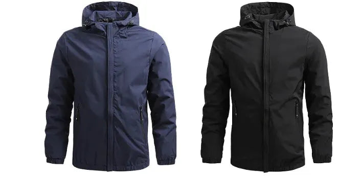 Men's Outdoor Waterproof Jacket - Windproof Hiking Rain Jacket | All-Weather Protection by Mead's Supply & Equipment Outfitters limited