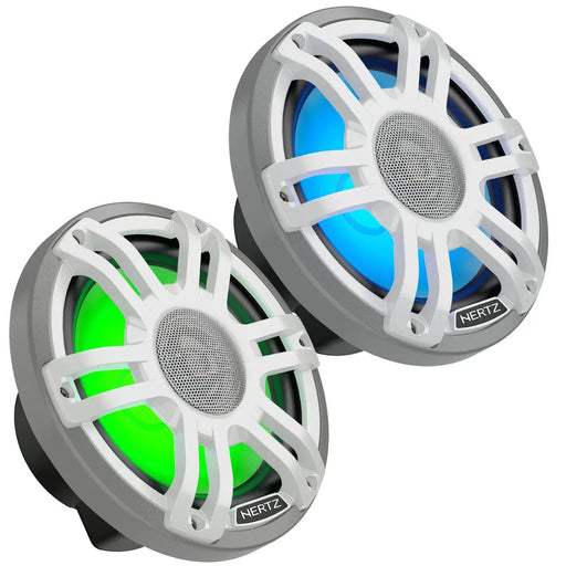 Hertz Audio - HMX 6.5" White Premium Sport LED Speakers by Hertz