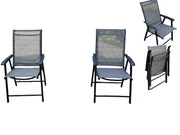 2Pcs Foldable Outdoor Chairs by dealonline.co.nz