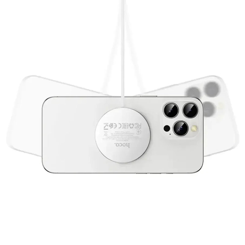 techplus Hoco 25W Qi2.2 Magnetic Wireless Charger (CW63 Pro) White Hoco 25W Qi2.2 Magnetic Wireless Charger (CW63 Pro) White...