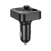 techplus Hoco 38W FM Car Kit with PD+QC, RGB Light (E85) | Bluetooth 5.4 Car Charger Hoco 38W FM Car Kit E85 Bluetooth 5.4 Car Charger