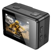 BroDeals Bike Camera Sports Camera - Stabilization Anti Shake, 30M Waterproof, Front & Back Dual Screen Sports Camera - Stabilization Anti Shake, 30M Waterproof, Front & Back Dual Screen