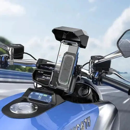 BroDeals Bike Phone Holder Bicycle / Motorbike Phone Holder with Sun Shade Bicycle / Motorbike Phone Holder with Sun Shade