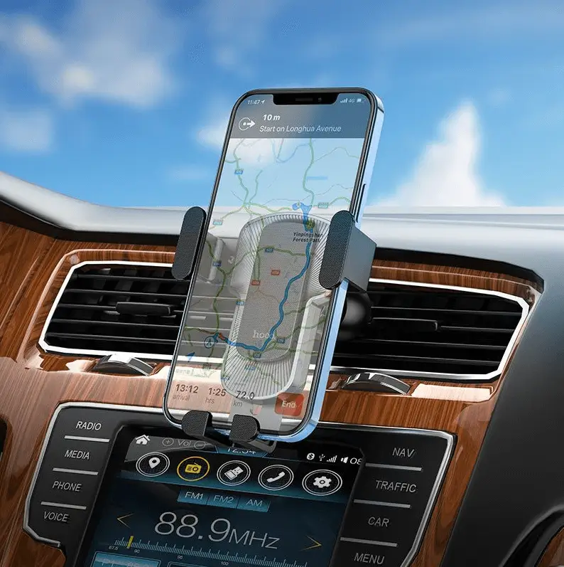 Hoco CA103 Gravity Car Air Vent Phone Holder | Automatic Clamp Mount for 4.5–7 Inch Phones by techplus