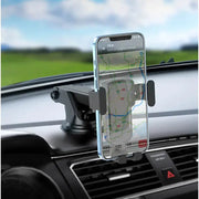 techplus Hoco CA104 Car Phone Holder | Adjustable 60–85mm Clamp for 4.5–7 Inch Phones Hoco CA104 Car Phone Holder Clamp 60 To 85mm