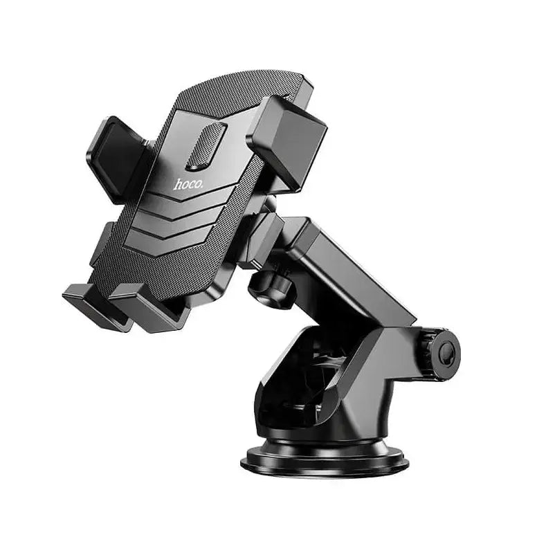 techplus Hoco CA83 Car Phone Holder 4.5–7 Inch | Strong Clamp Dashboard & Windshield Mount Hoco CA83 Car Phone Holder With Strong Clamp