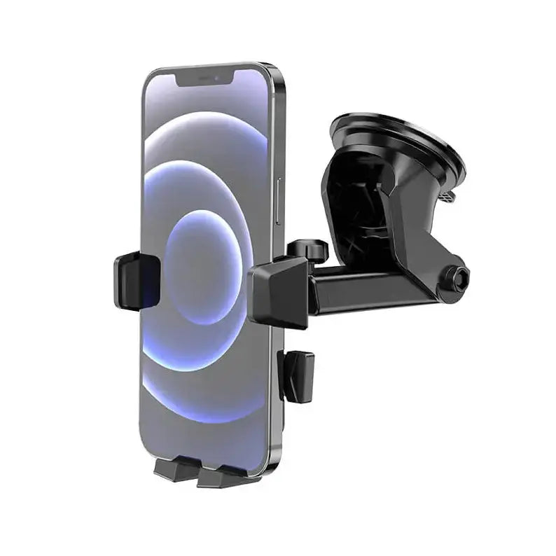 techplus Hoco CA83 Car Phone Holder 4.5–7 Inch | Strong Clamp Dashboard & Windshield Mount Hoco CA83 Car Phone Holder With Strong Clamp
