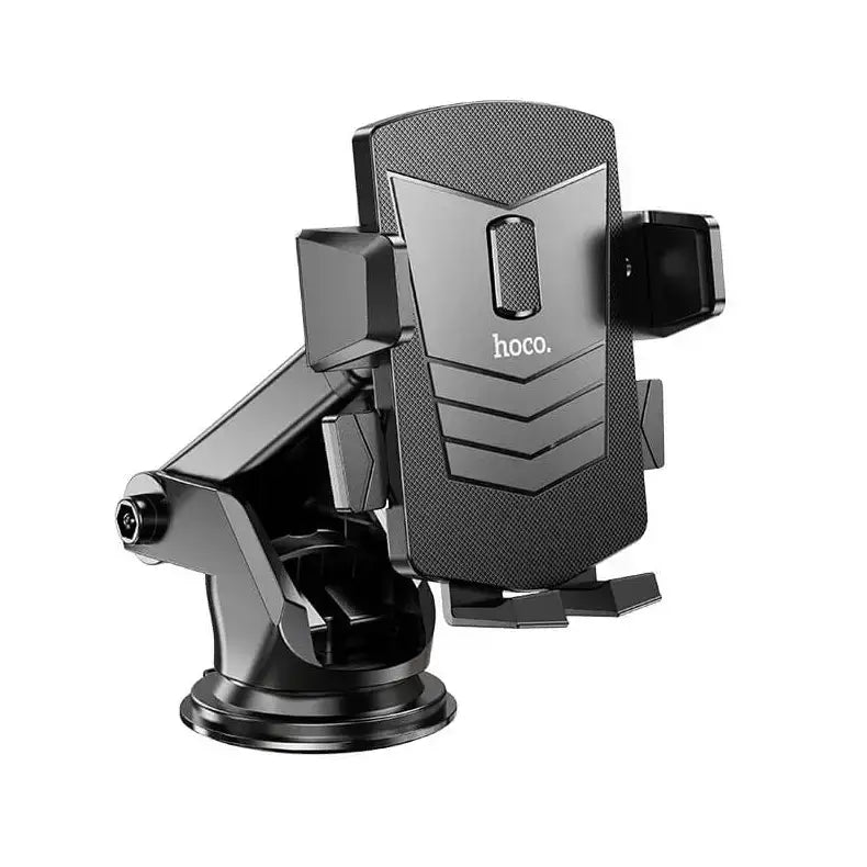 techplus Hoco CA83 Car Phone Holder 4.5–7 Inch | Strong Clamp Dashboard & Windshield Mount Hoco CA83 Car Phone Holder With Strong Clamp