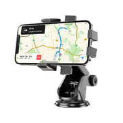 techplus Hoco CA83 Car Phone Holder 4.5–7 Inch | Strong Clamp Dashboard & Windshield Mount Hoco CA83 Car Phone Holder With Strong Clamp