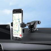 Hoco CA83 Car Phone Holder 4.5–7 Inch | Strong Clamp Dashboard & Windshield Mount by techplus
