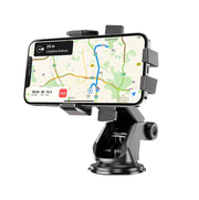 Hoco CA83 Car Phone Holder 4.5–7 Inch | Strong Clamp Dashboard & Windshield Mount by techplus