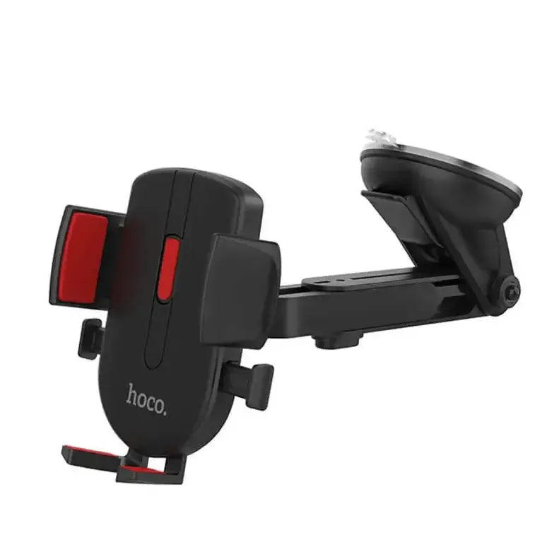 techplus Hoco CAD01 Car Phone Holder – Easy-Lock Dashboard & Windshield Mount Hoco CAD01 Car Phone Holder Easy Lock Dashboard Mount