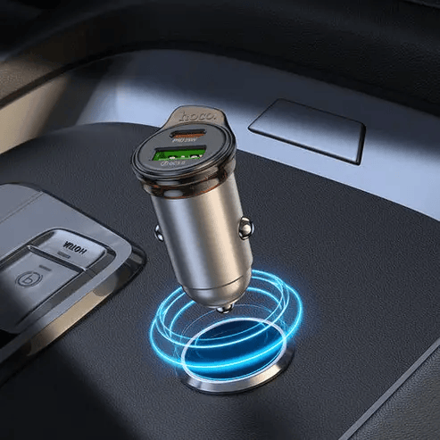 43W PD+QC Super Fast Car Charger w/ Mini Size, C to C Cable Included by BroDeals