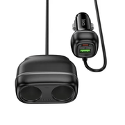 BroDeals Car Charger 48W PD+QC Super Fast Car Charger w/ 2 x Cigarette Lighter Hub up to 240W 48W PD+QC Super Fast Car Charger w/ 2 x Cigarette Lighter Hub up to 240W