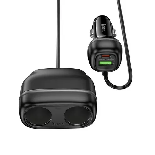 BroDeals Car Charger 48W PD+QC Super Fast Car Charger w/ 2 x Cigarette Lighter Hub up to 240W 48W PD+QC Super Fast Car Charger w/ 2 x Cigarette Lighter Hub up to 240W