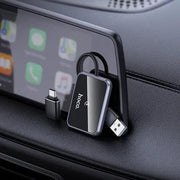 BroDeals Car Charger Wireless Adaptor for Apple Car Play w/ USB-A & USB-C Plug Wireless Adaptor for Apple Car Play w/ USB-A & USB-C Plug