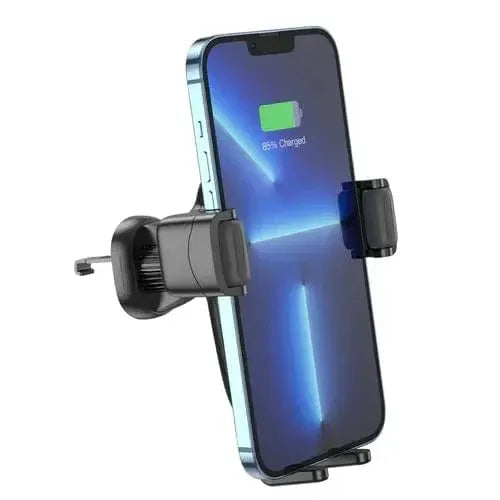 BroDeals Car Phone Holder 15W Air Vent Wireless Charging Phone Holder w/ Hook Looking 15W Air Vent Wireless Charging Phone Holder w/ Hook Looking