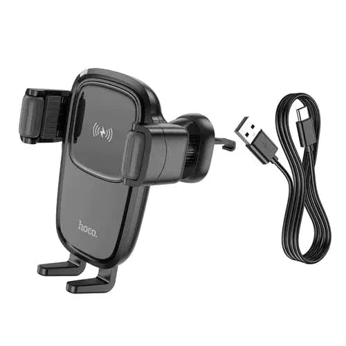 BroDeals Car Phone Holder 15W Air Vent Wireless Charging Phone Holder w/ Hook Looking 15W Air Vent Wireless Charging Phone Holder w/ Hook Looking