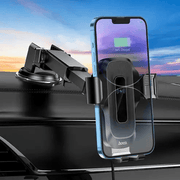 BroDeals Car Phone Holder 15W Automatic Clamping Wireless Charging Phone Holder for Windshield / Dashboard 15W Automatic Clamping Wireless Charging Phone Holder for Windshield / Dashboard