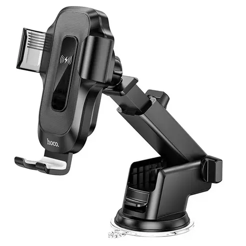 BroDeals Car Phone Holder 15W Automatic Clamping Wireless Charging Phone Holder for Windshield / Dashboard 15W Automatic Clamping Wireless Charging Phone Holder for Windshield / Dashboard