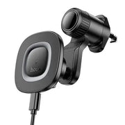 BroDeals Car Phone Holder 15W Magnetic Wireless Charging Phone Holder for Air Vent w/ Hook Locking 15W Magnetic Wireless Charging Phone Holder for Air Vent w/ Hook Locking