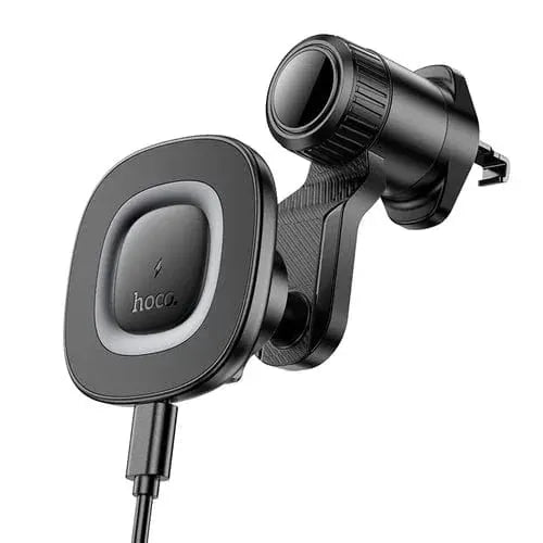BroDeals Car Phone Holder 15W Magnetic Wireless Charging Phone Holder for Air Vent w/ Hook Locking 15W Magnetic Wireless Charging Phone Holder for Air Vent w/ Hook Locking