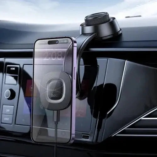 BroDeals Car Phone Holder 15W Magnetic Wireless Charging Phone Holder for Dashboard 15W Magnetic Wireless Charging Phone Holder for Dashboard