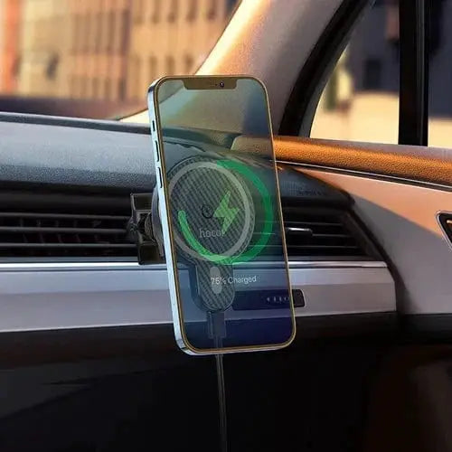 BroDeals Car Phone Holder 15W Magnetic Wireless Fast Charging Air Vent Phone Holder 15W Magnetic Wireless Fast Charging Air Vent Phone Holder