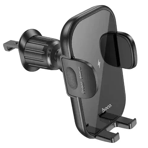 15W Wireless Charging Air Vent Phone Holder w/ Hook Locking by BroDeals