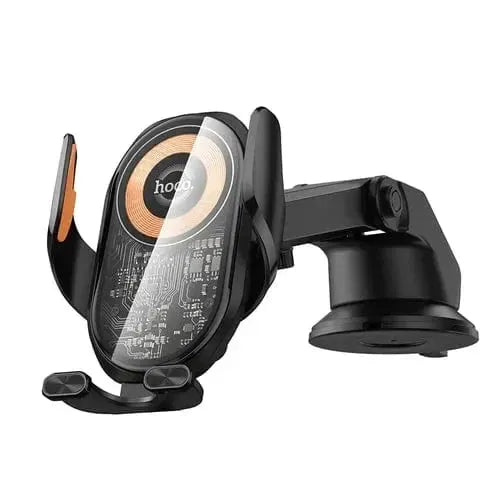 BroDeals Car Phone Holder 15W Wireless Charging Phone Holder for Windshield & Dashboard w/ Transparent Design 15W Wireless Charging Phone Holder for Windshield & Dashboard w/ Transparent Design